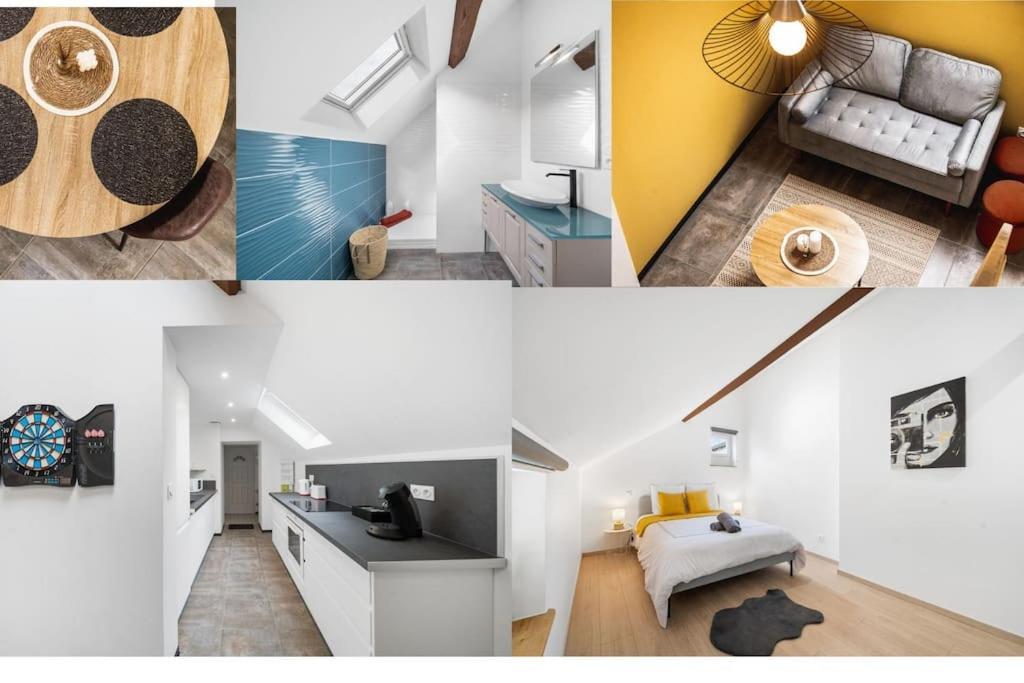 Le Duplex Moutarde Apartment ชาลง-ซูร์-ซอน ภายนอก รูปภาพ