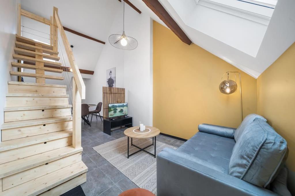 Le Duplex Moutarde Apartment ชาลง-ซูร์-ซอน ภายนอก รูปภาพ